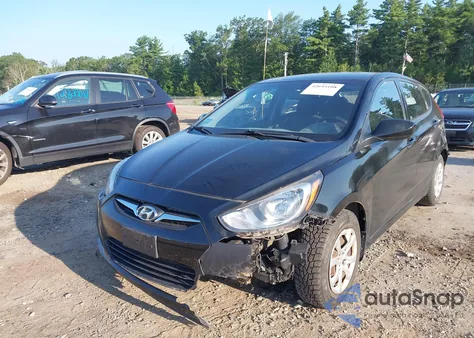 2013 Hyundai Accent Gs from USA, damaged, VIN KMHCT5AE7DU083576